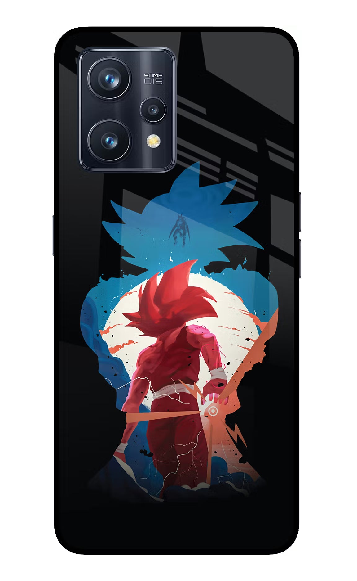 Goku Realme 9 Pro+ 5G Glass Case Back Cover by Casekaro