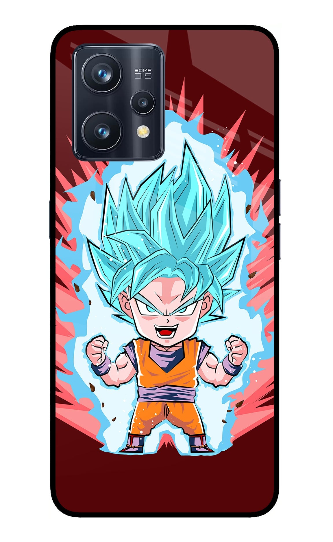 Goku Little Realme 9 Pro+ 5G Glass Case