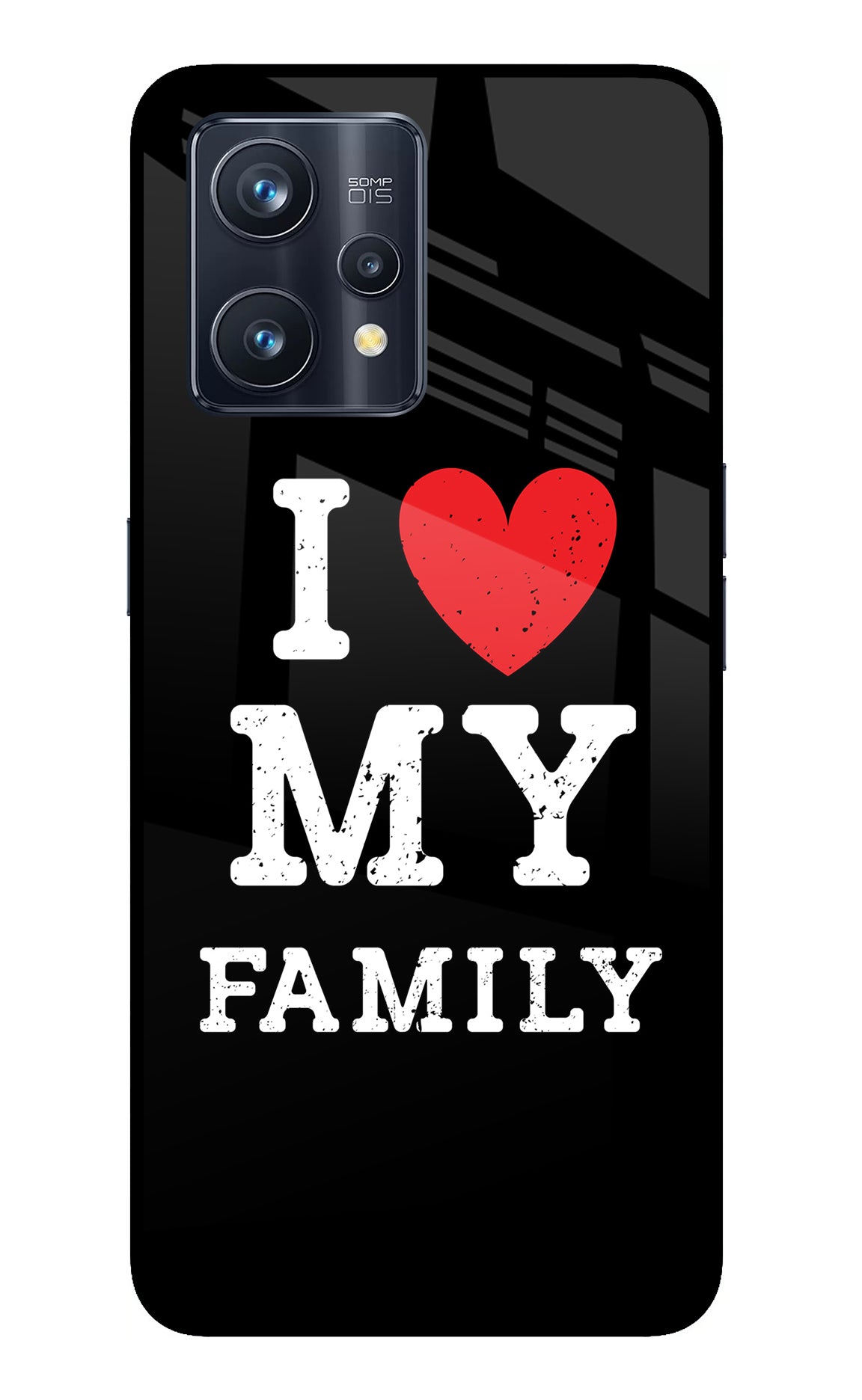 I Love My Family Realme 9 Pro+ 5G Glass Case