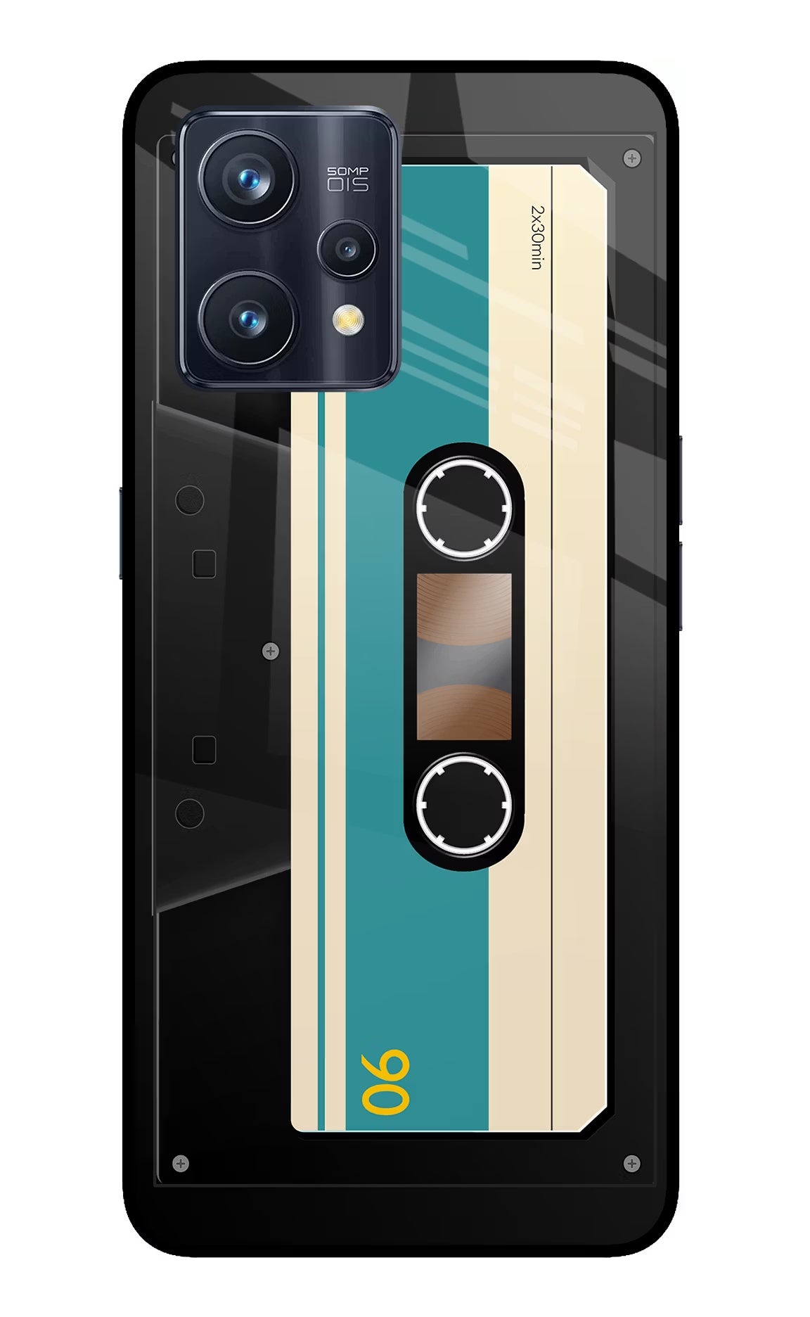 Cassette Realme 9 Pro+ 5G Glass Case Back Cover by Casekaro