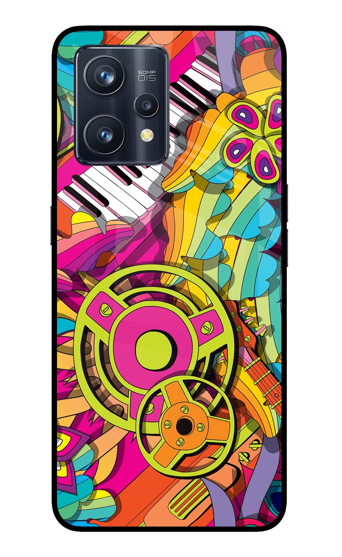 Music Doodle Realme 9 Pro+ 5G Glass Case