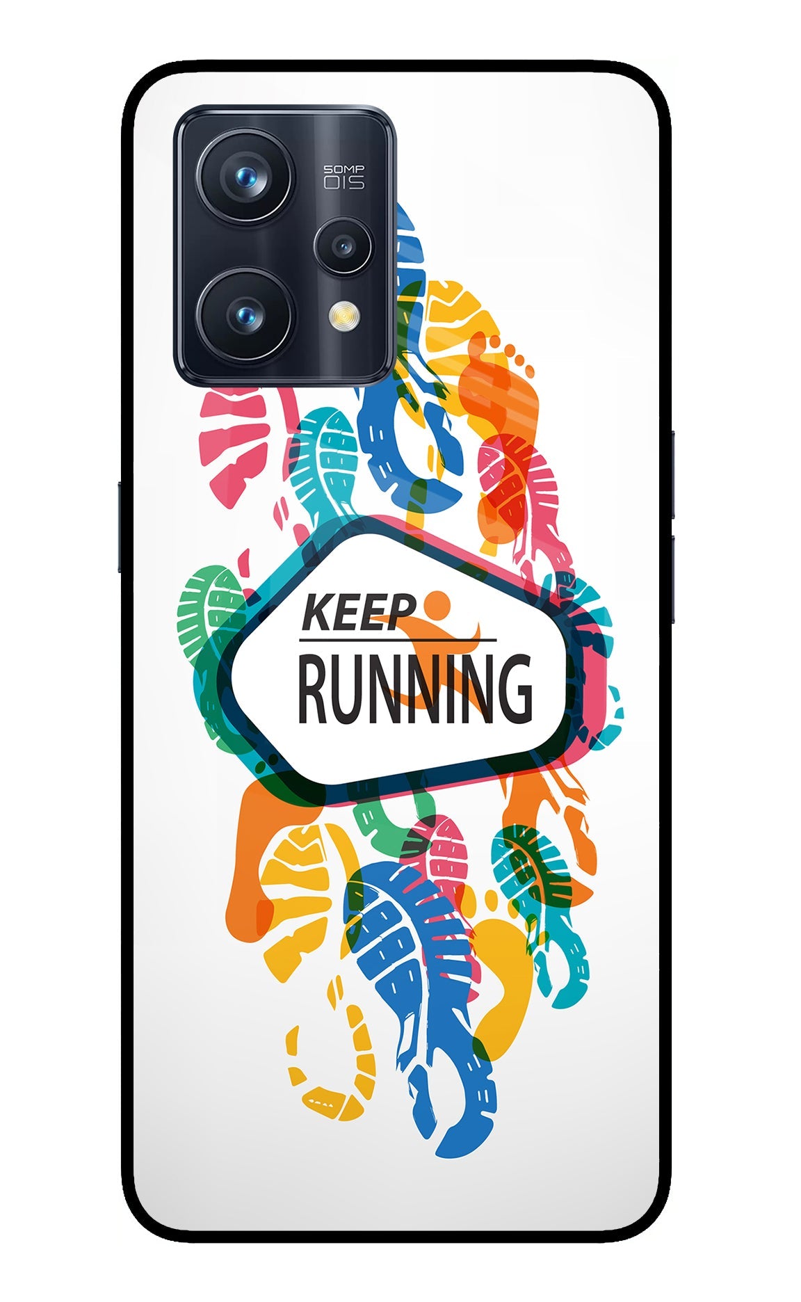 Keep Running Realme 9 Pro+ 5G Glass Case