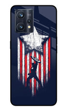 Captain America Marvel Art Realme 9 Pro+ 5G Glass Case