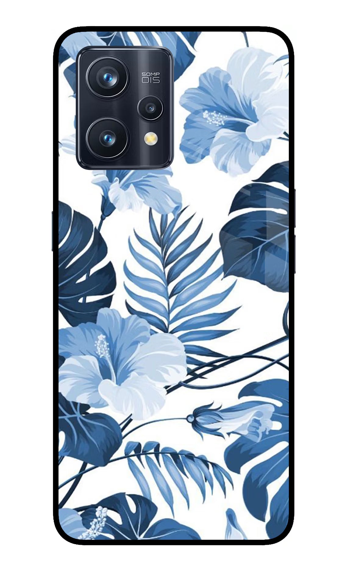 Fabric Art Realme 9 Pro+ 5G Glass Case Back Cover by Casekaro