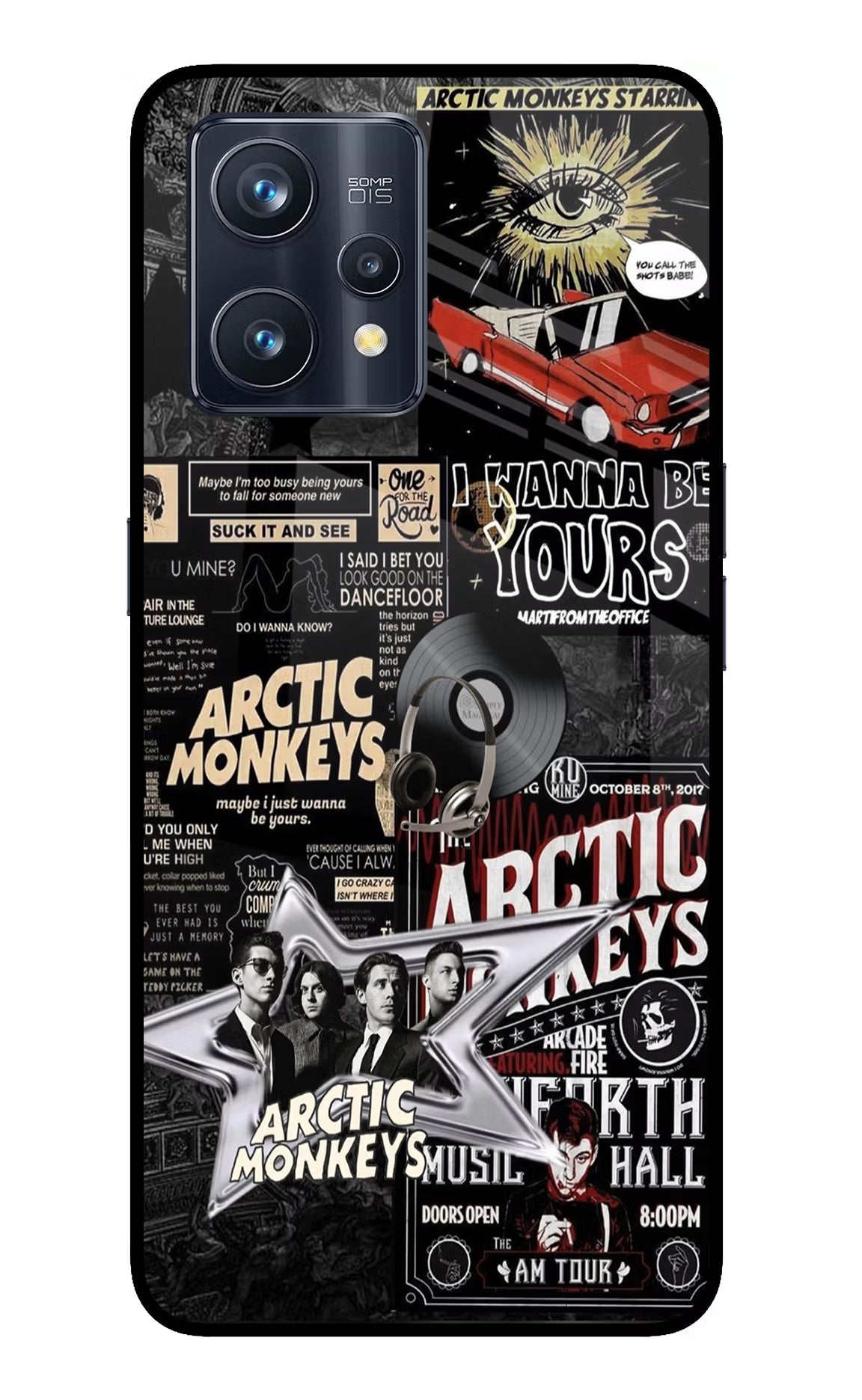 Arctic Monkeys Realme 9 Pro+ 5G Glass Case Back Cover by Casekaro