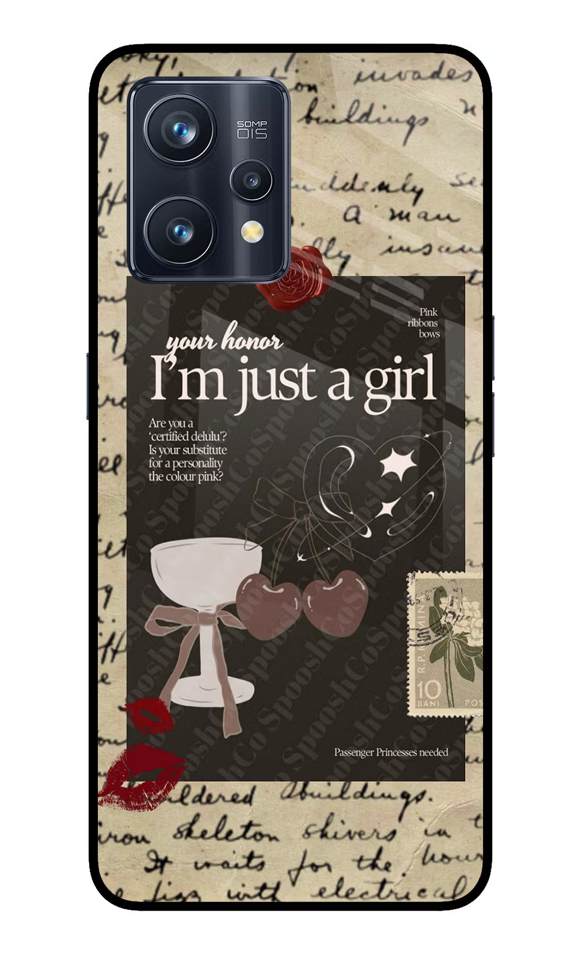 I am just a girl Realme 9 Pro+ 5G Glass Case