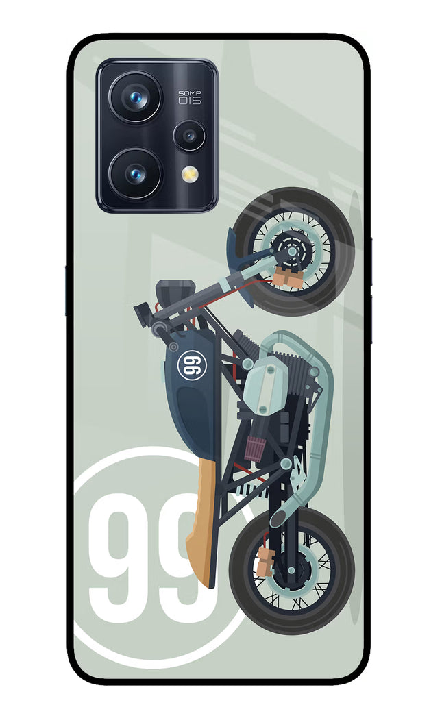 Classic Cafe Racer 99 Realme 9 Pro+ 5G Glass Case Back Cover by Casekaro