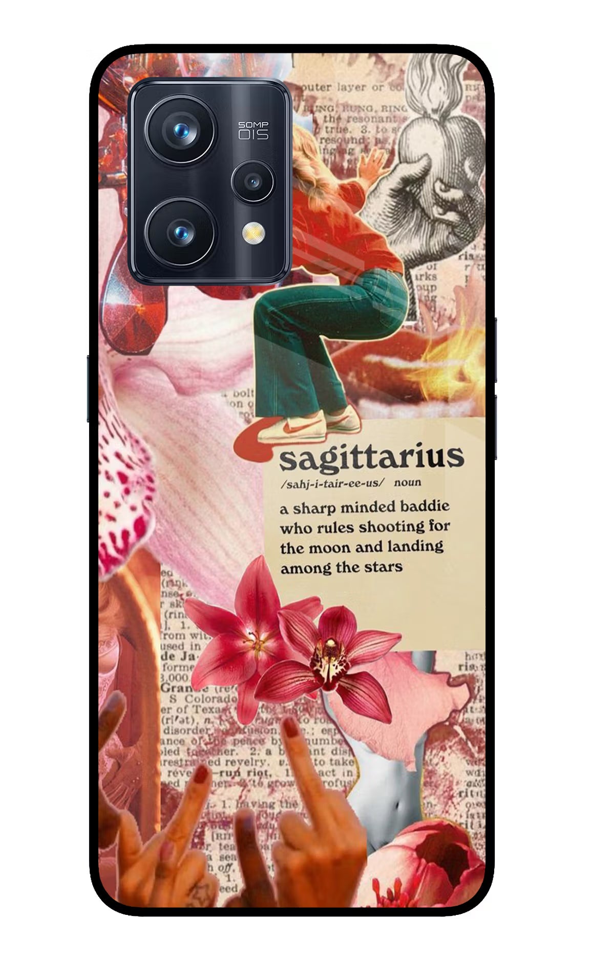 Sagittarius Zodiac Realme 9 Pro+ 5G Glass Case