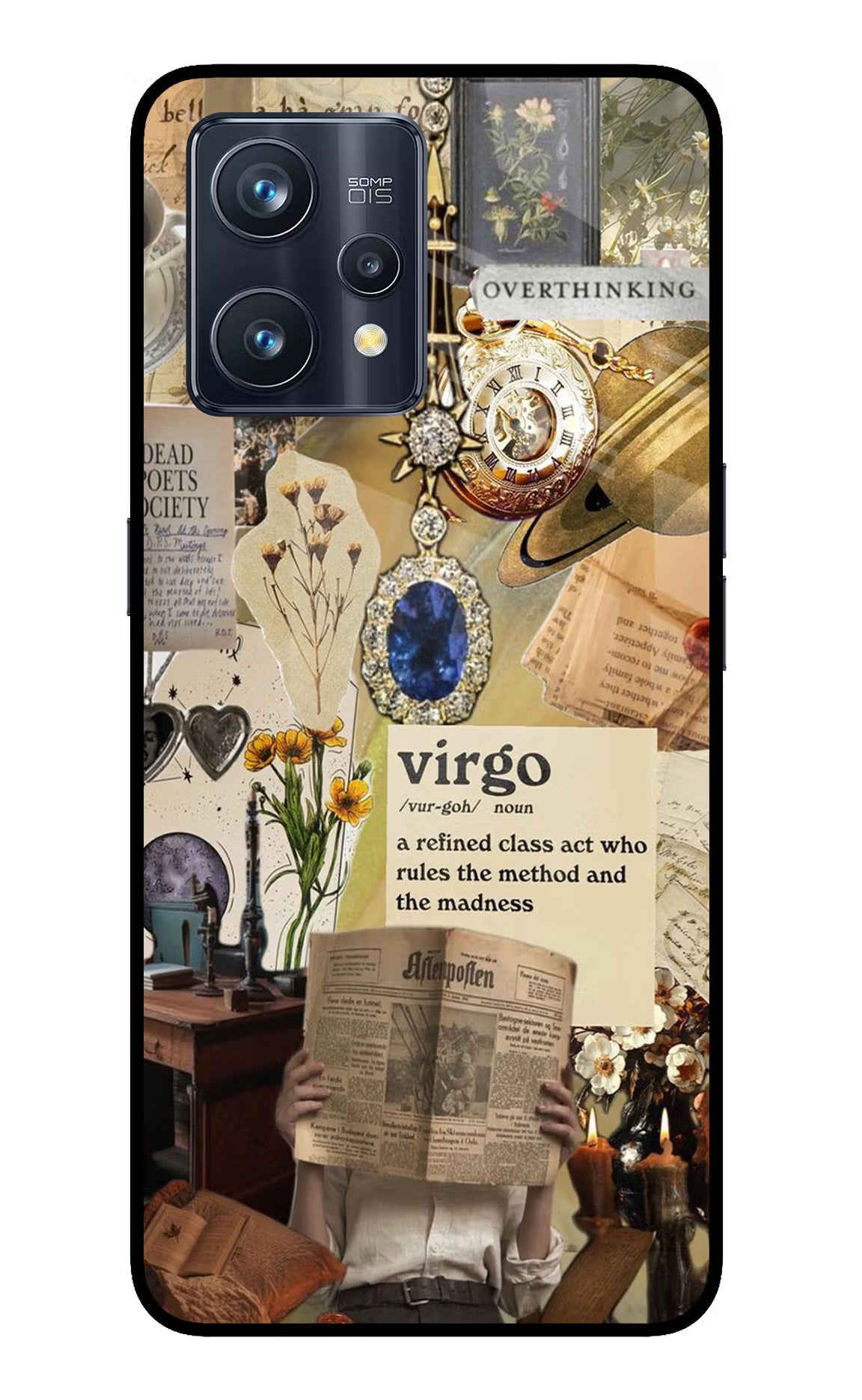 Virgo Zodiac Realme 9 Pro+ 5G Glass Case Back Cover by Casekaro