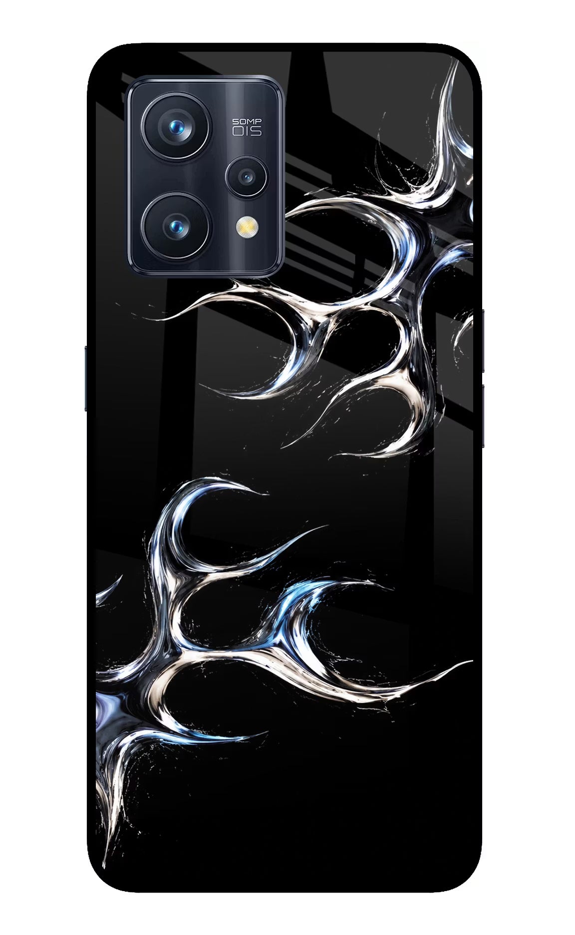 Chrome Tribal Realme 9 Pro+ 5G Glass Case Back Cover by Casekaro