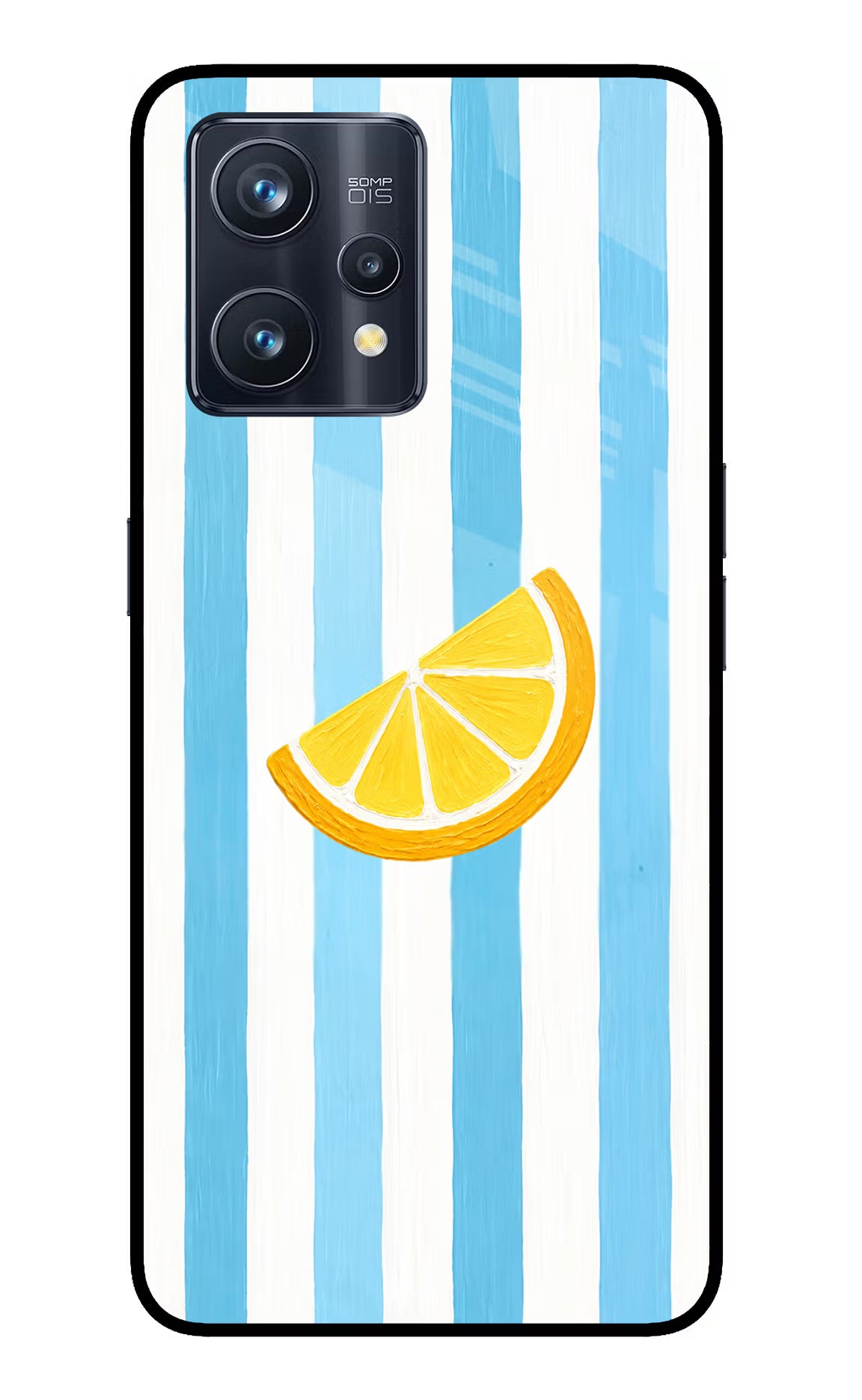 Summer Lemon Realme 9 Pro+ 5G Glass Case Back Cover by Casekaro