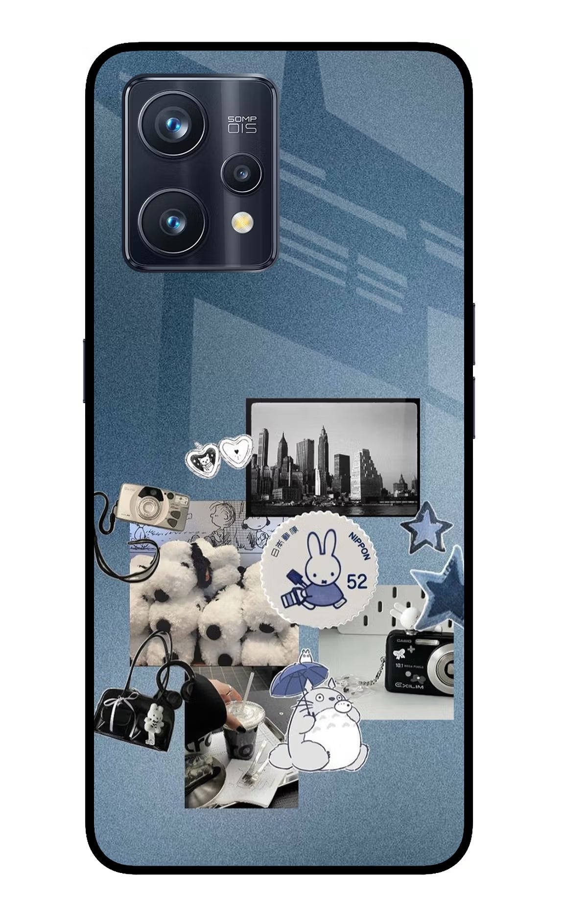 Miffy Realme 9 Pro+ 5G Glass Case Back Cover by Casekaro