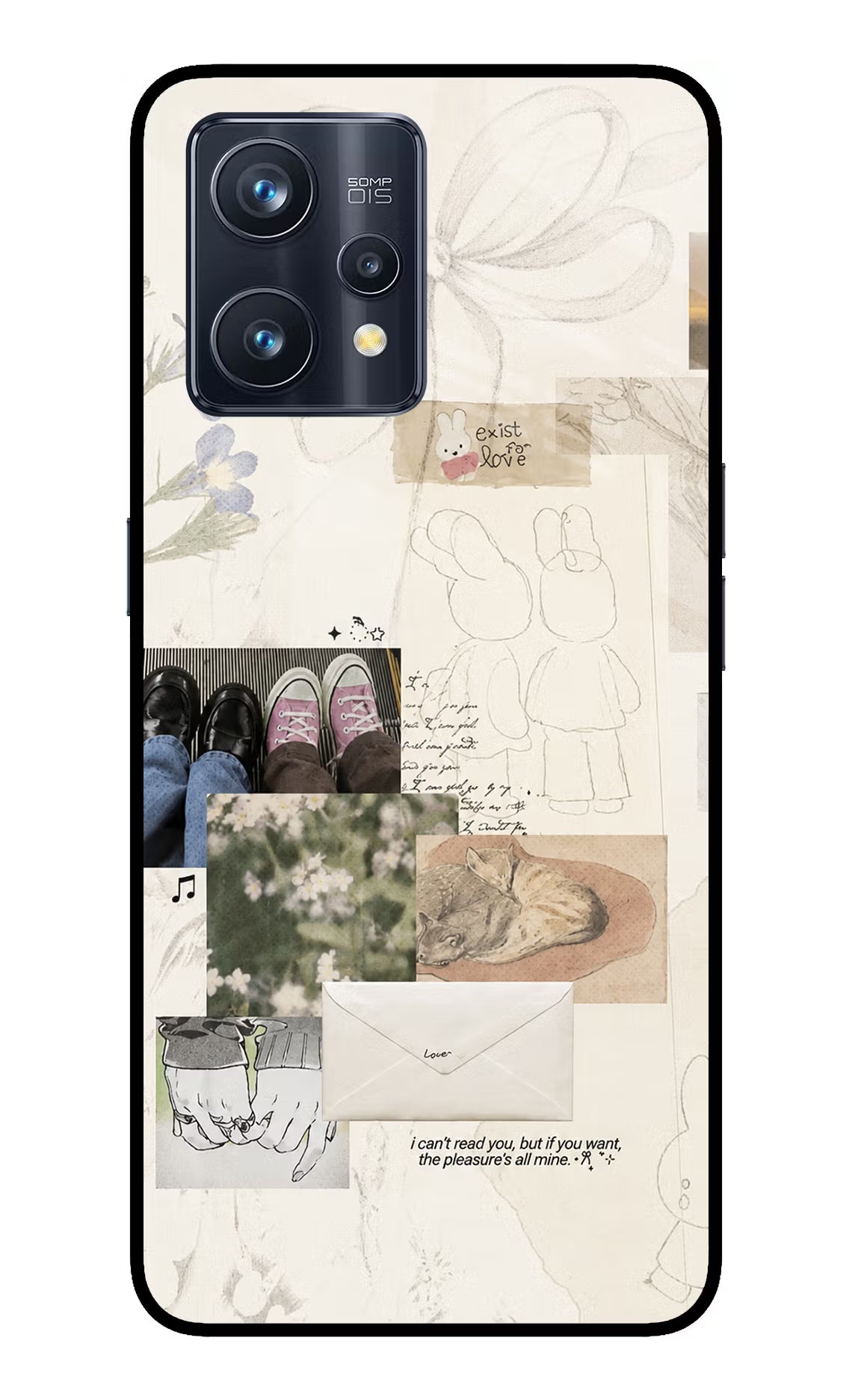 Soft Aesthetic Realme 9 Pro+ 5G Glass Case