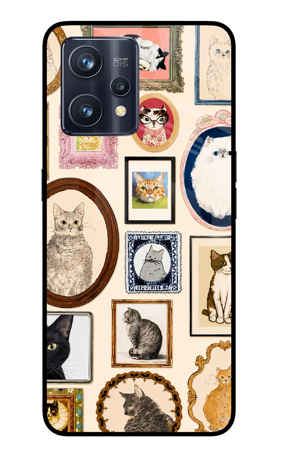 Mirror Cats Realme 9 Pro+ 5G Glass Case