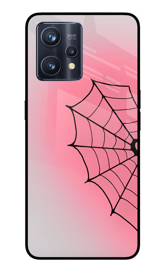 Pink Web Realme 9 Pro+ 5G Glass Case