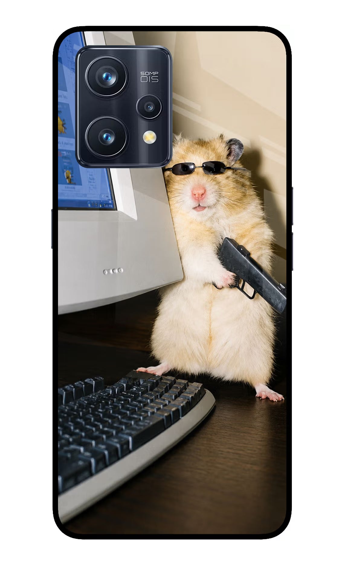 Hacker Hamster Realme 9 Pro+ 5G Glass Case