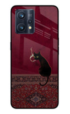 Midnight Cat Realme 9 Pro+ 5G Glass Case