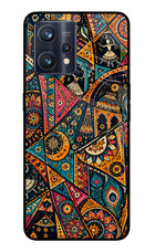 Folk Print Realme 9 Pro+ 5G Glass Case