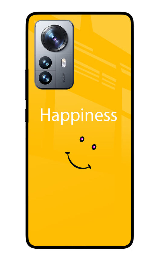 Happiness With Smiley Mi 12 Pro 5G Glass Case