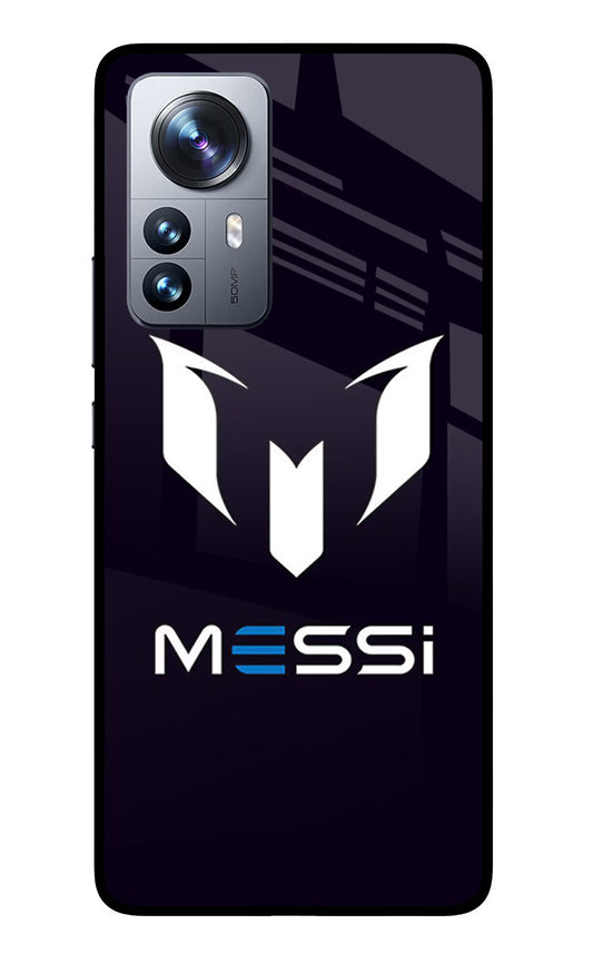 Messi Logo Mi 12 Pro 5G Glass Case