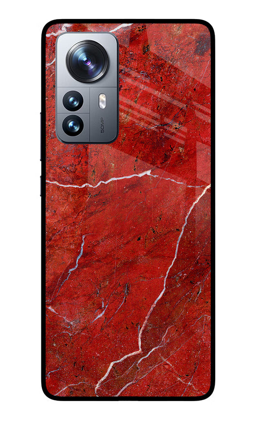 Red Marble Design Mi 12 Pro 5G Glass Case