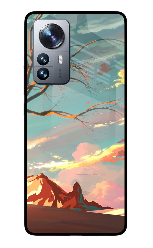 Scenery Mi 12 Pro 5G Glass Case