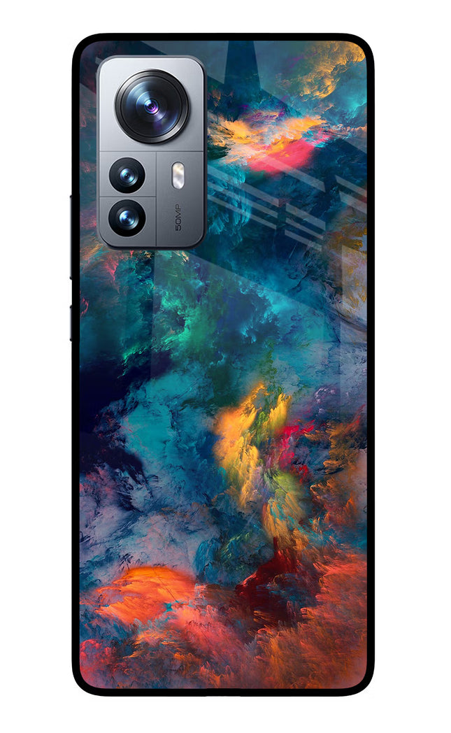 Artwork Paint Mi 12 Pro 5G Glass Case Back Cover by Casekaro