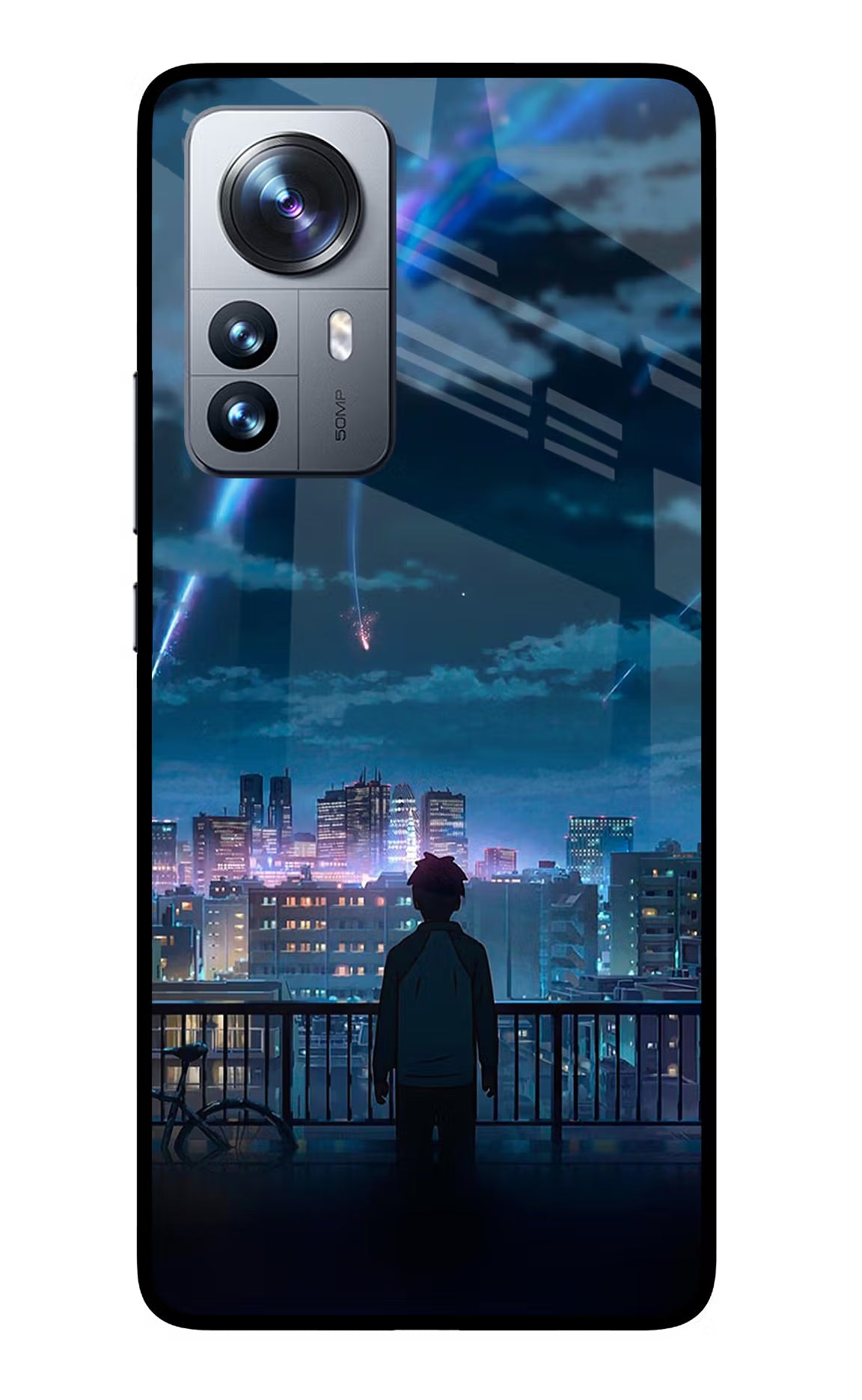Anime Mi 12 Pro 5G Glass Case Back Cover by Casekaro