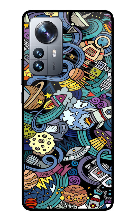 Space Abstract Mi 12 Pro 5G Glass Case