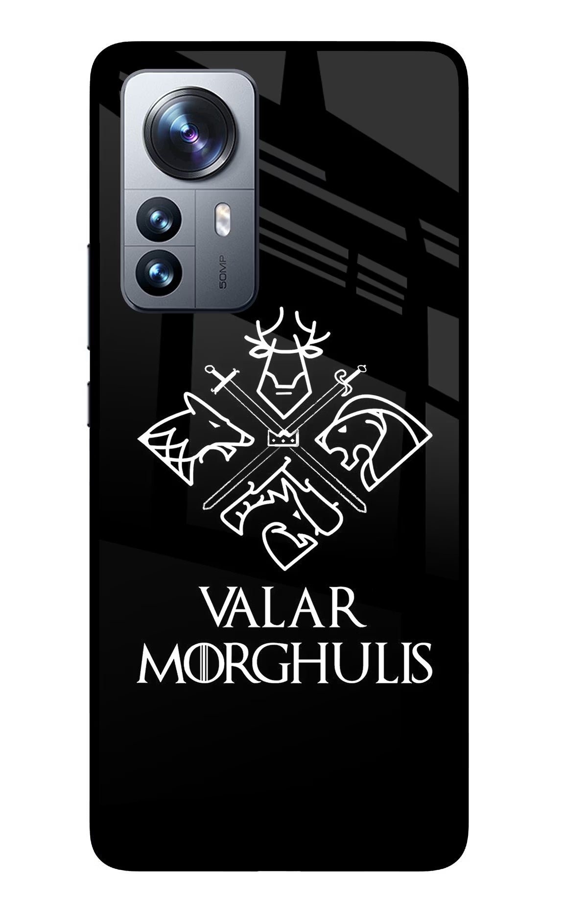 Valar Morghulis | Game Of Thrones Mi 12 Pro 5G Glass Case Back Cover by Casekaro