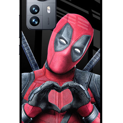 Deadpool Mi 12 Pro 5G Glass Case Back Cover by Casekaro