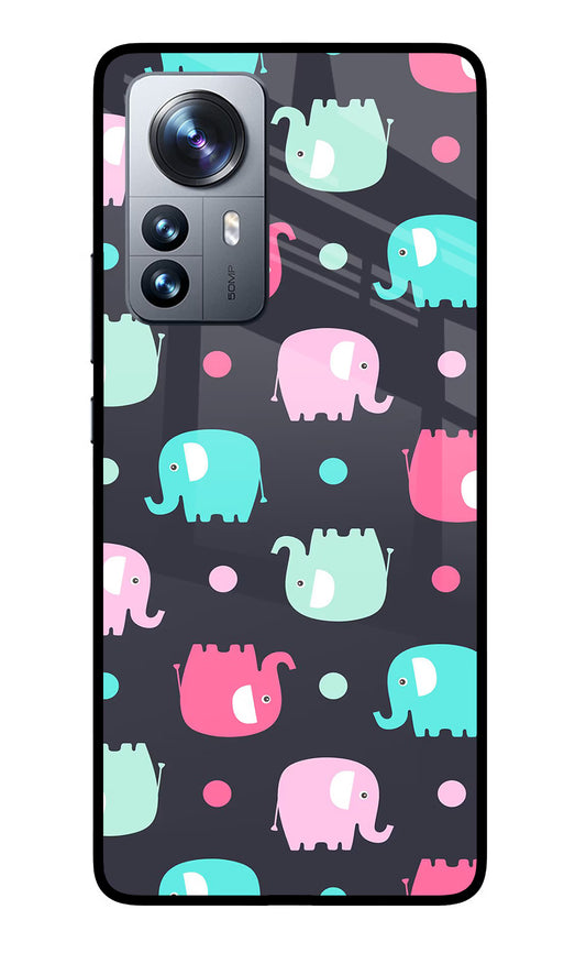 Elephants Mi 12 Pro 5G Glass Case