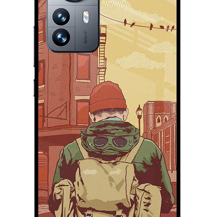 Adventurous Mi 12 Pro 5G Glass Case Back Cover by Casekaro