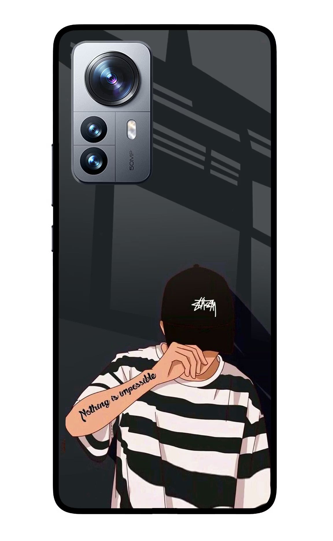 Aesthetic Boy Mi 12 Pro 5G Glass Case