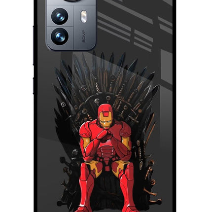 Ironman Throne Mi 12 Pro 5G Glass Case Back Cover by Casekaro