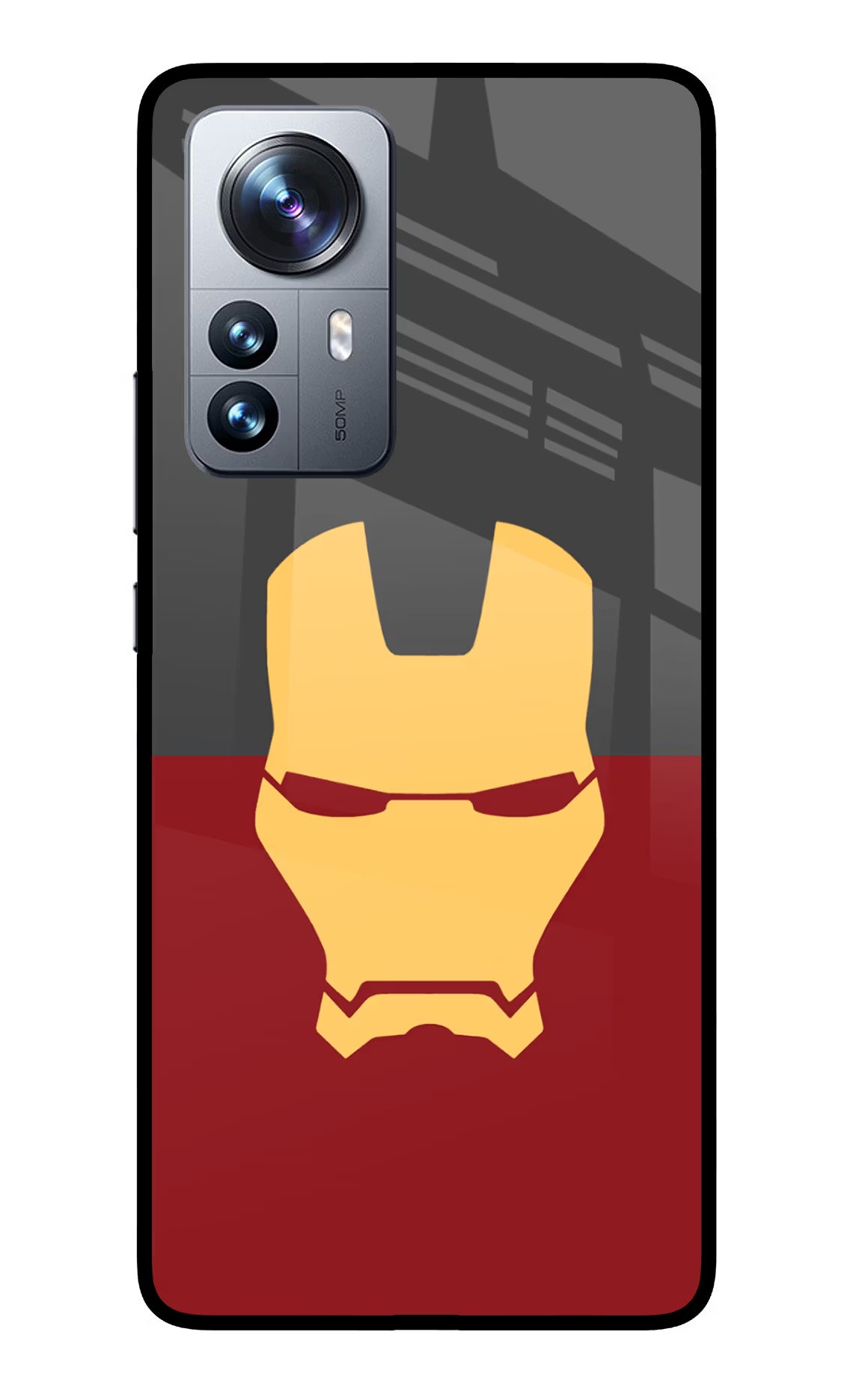 Ironman Mi 12 Pro 5G Glass Case Back Cover by Casekaro