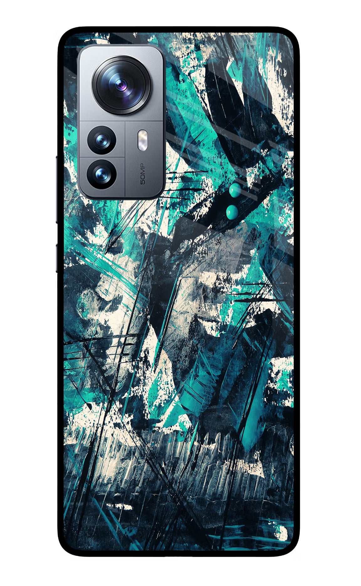 Artwork Mi 12 Pro 5G Glass Case Back Cover by Casekaro