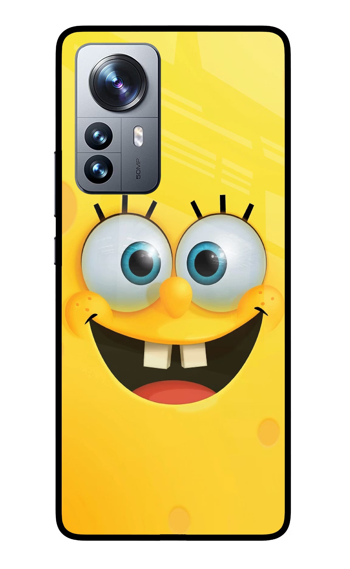 Sponge 1 Mi 12 Pro 5G Glass Case Back Cover by Casekaro