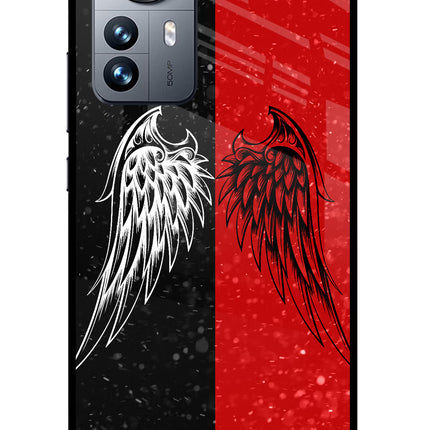 Wings Mi 12 Pro 5G Glass Case Back Cover by Casekaro
