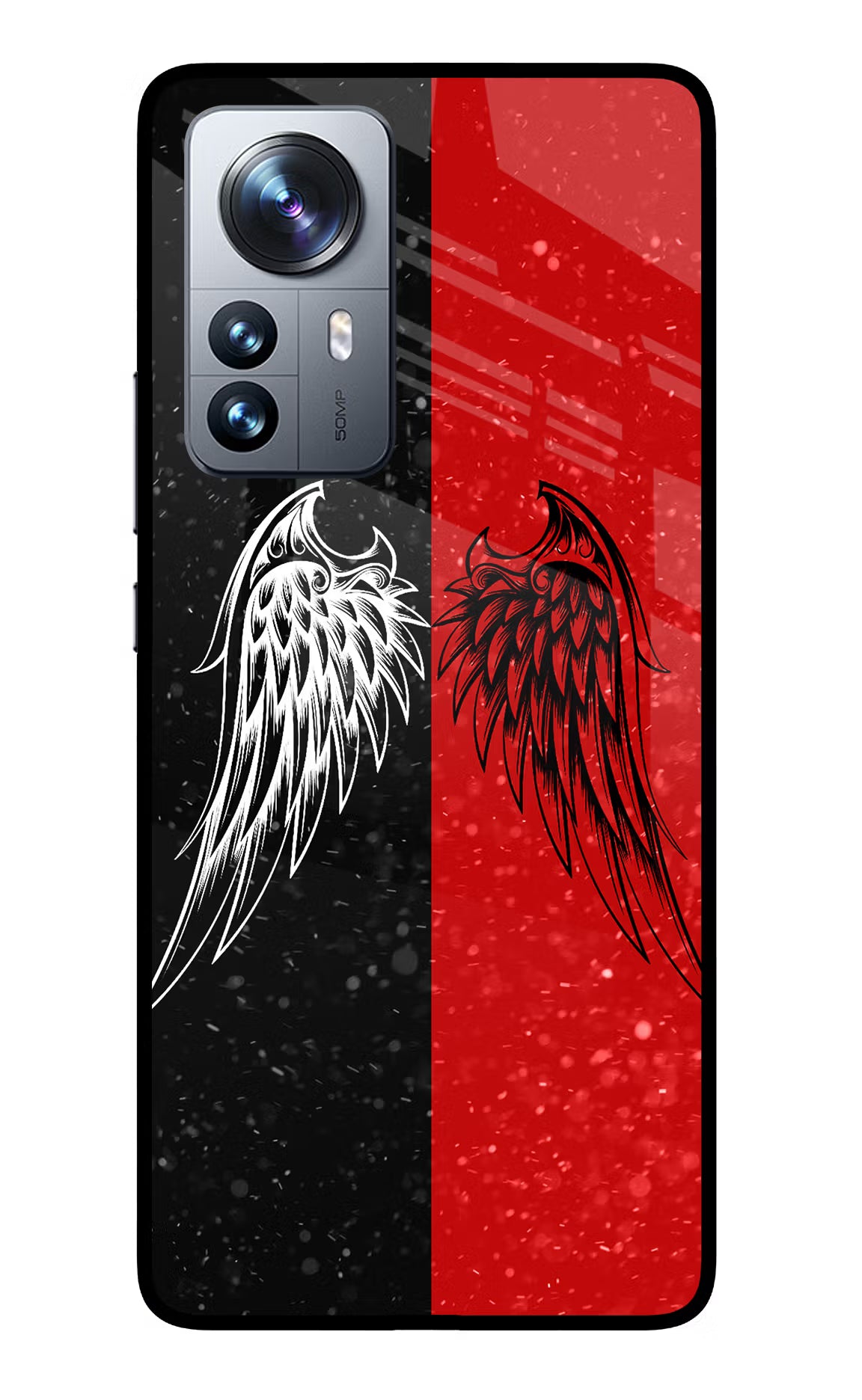 Wings Mi 12 Pro 5G Glass Case Back Cover by Casekaro