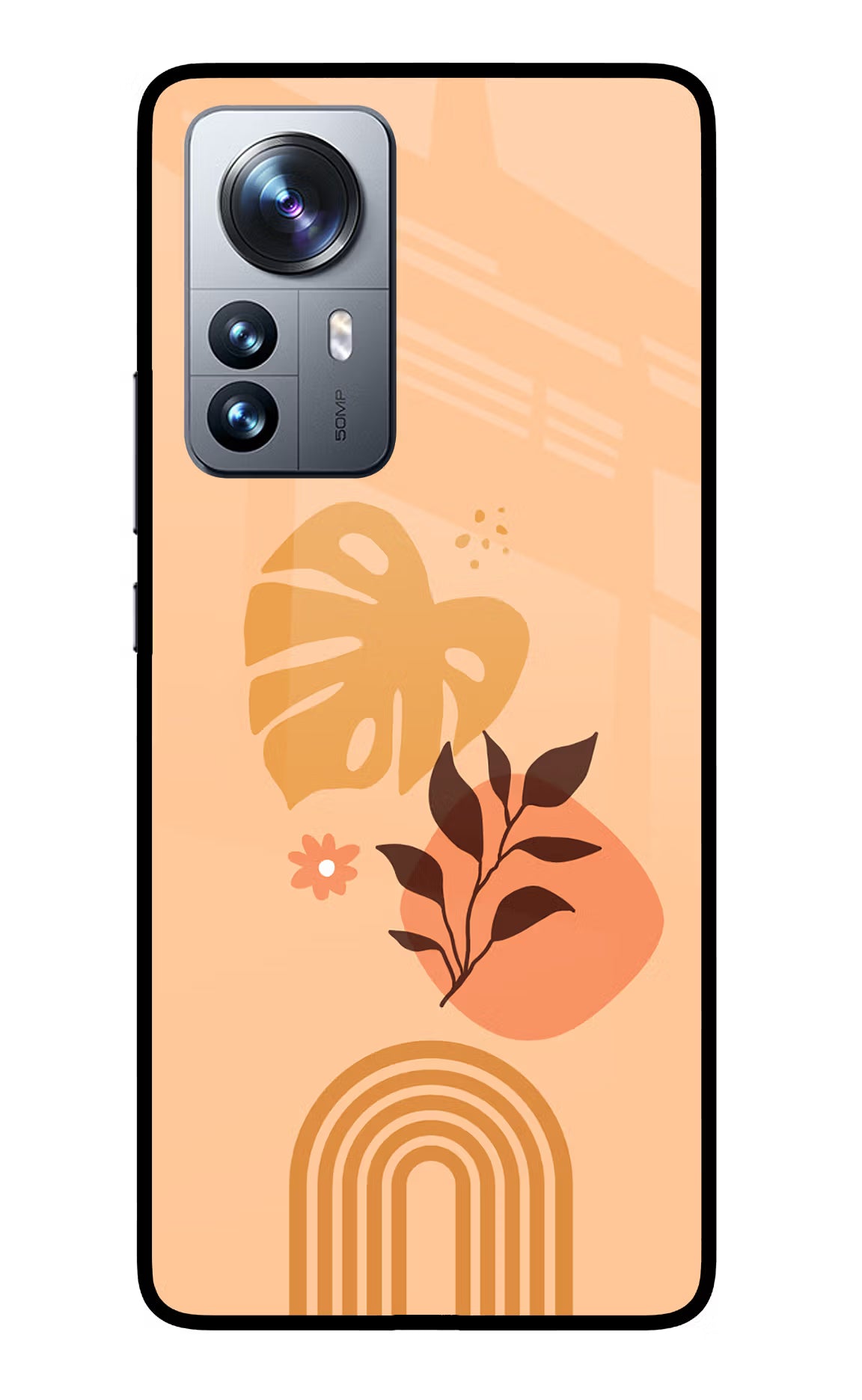 Bohemian Art Mi 12 Pro 5G Glass Case Back Cover by Casekaro