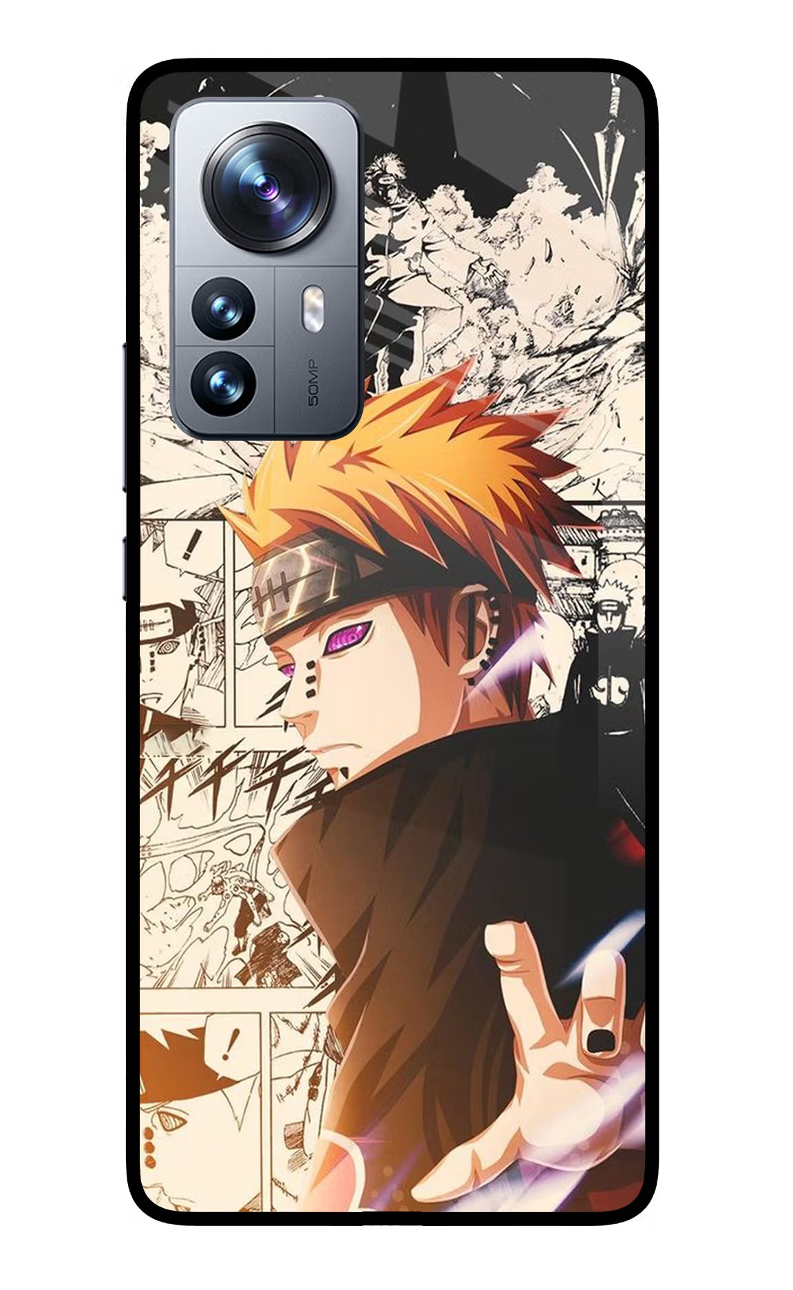 Pain Anime Mi 12 Pro 5G Glass Case