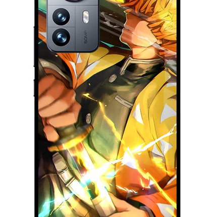 Demon Slayer Mi 12 Pro 5G Glass Case Back Cover by Casekaro