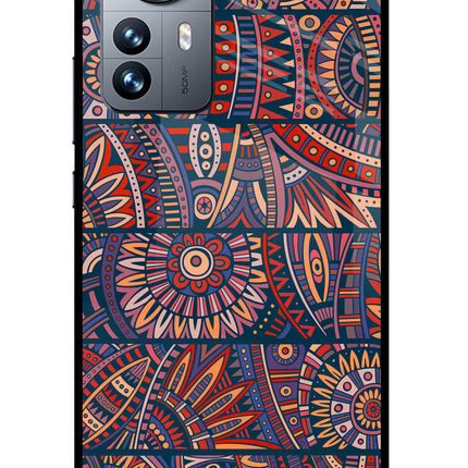 African Culture Design Mi 12 Pro 5G Glass Case Back Cover by Casekaro