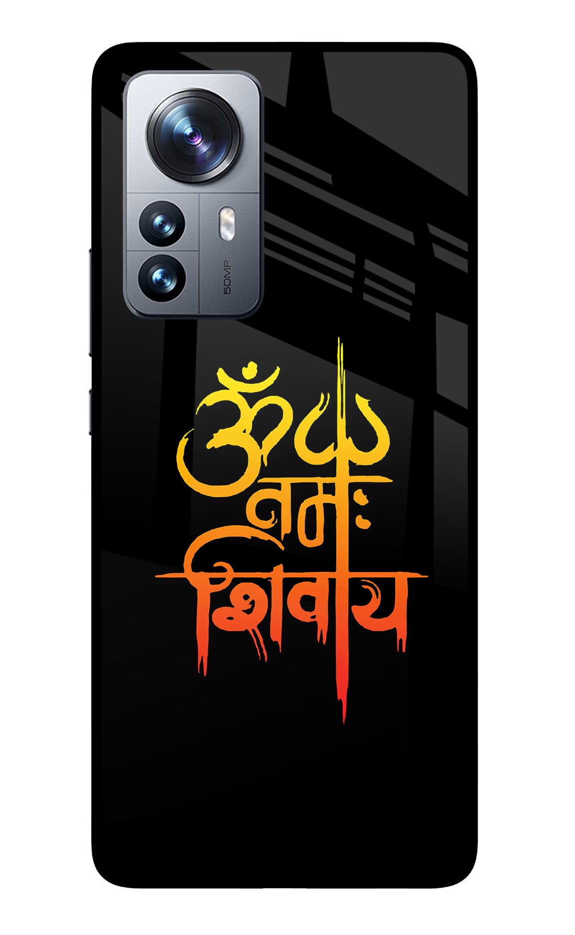 Om Namah Shivay Mi 12 Pro 5G Glass Case Back Cover by Casekaro