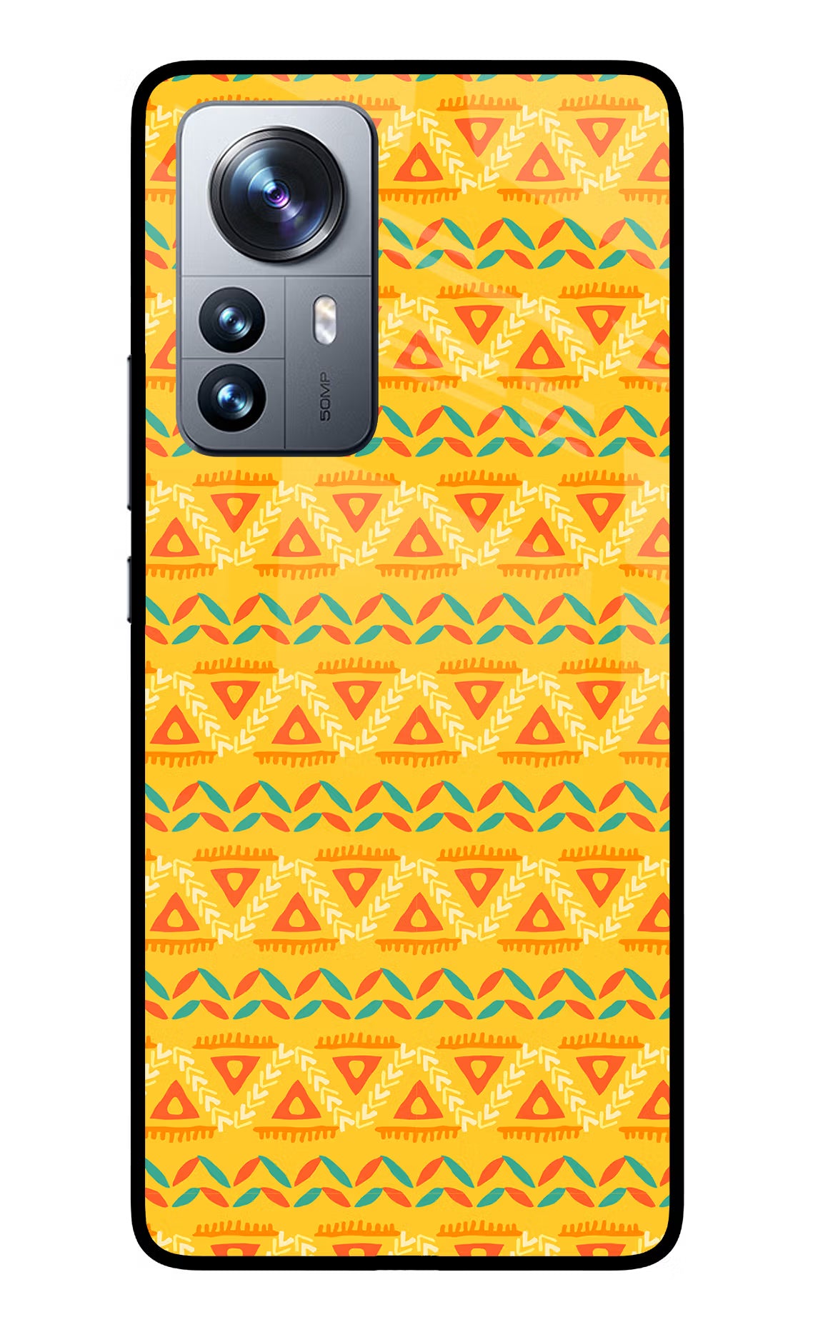 Tribal Pattern Mi 12 Pro 5G Glass Case