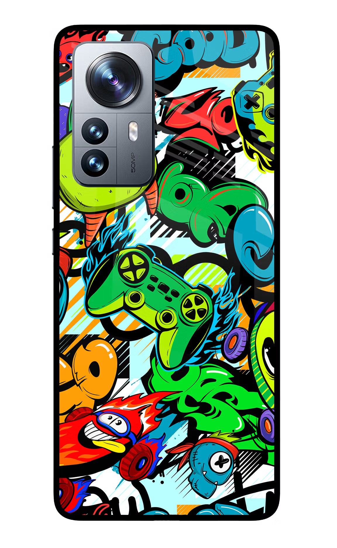 Game Doodle Mi 12 Pro 5G Glass Case