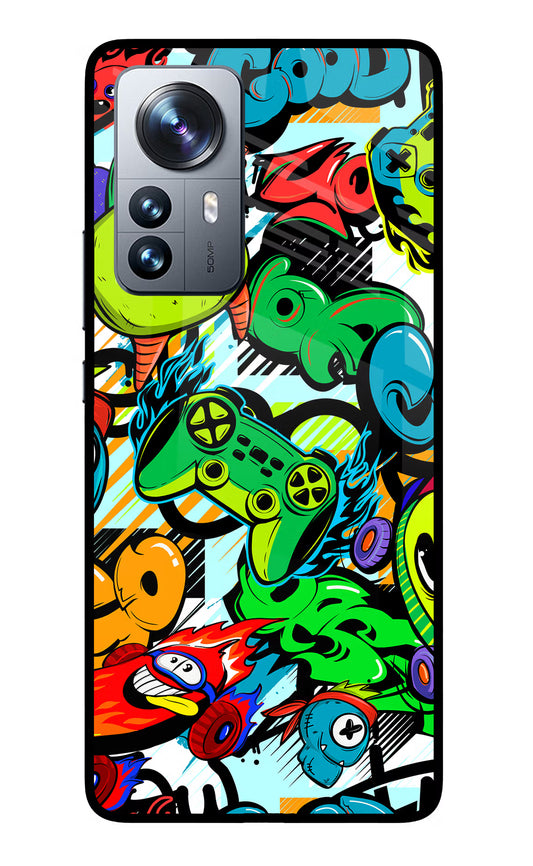 Game Doodle Mi 12 Pro 5G Glass Case