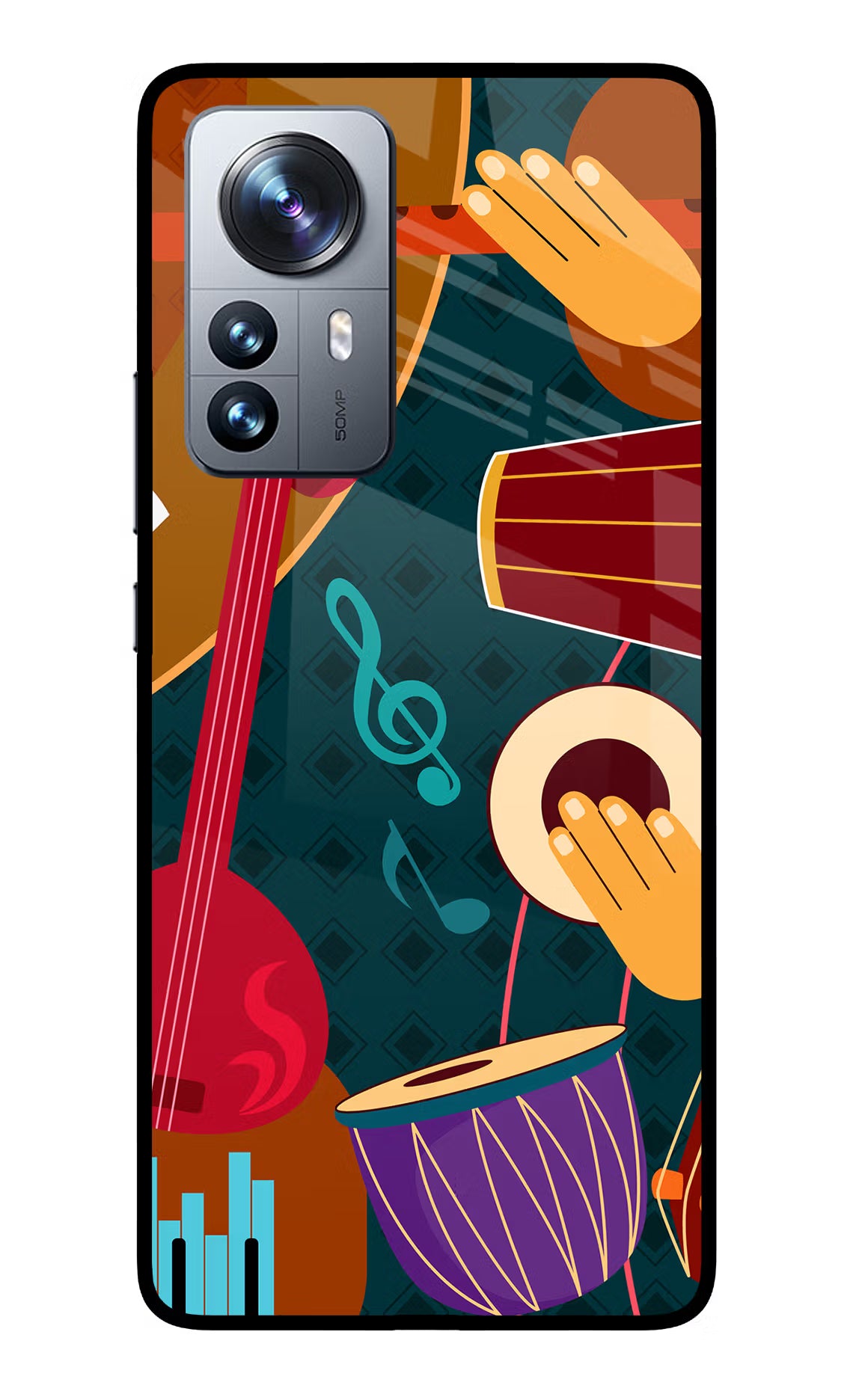 Music Instrument Mi 12 Pro 5G Glass Case