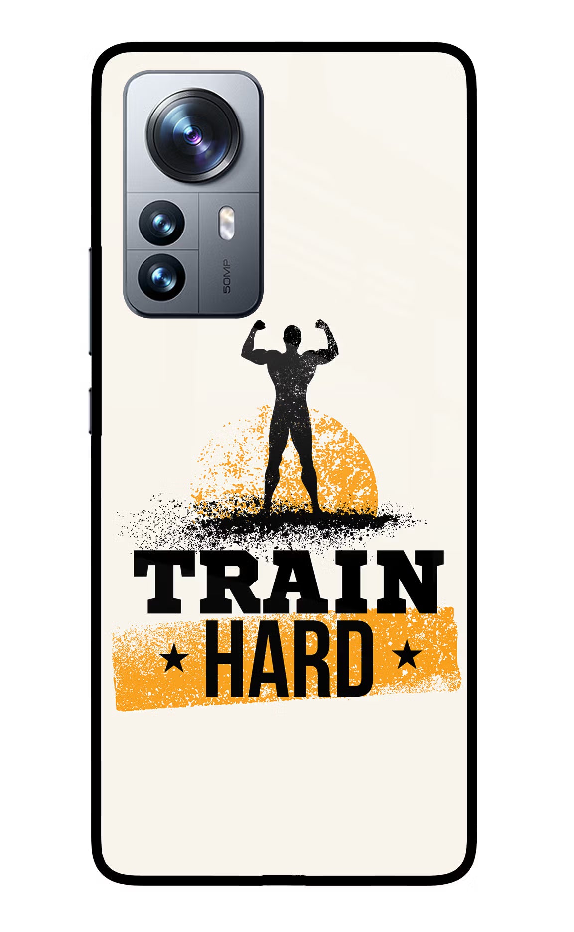 Train Hard Mi 12 Pro 5G Glass Case